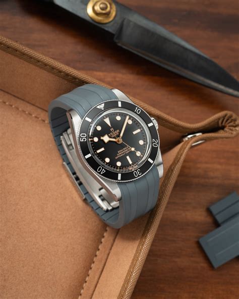 tudor bb54 clasp|tudor rubber strap review.